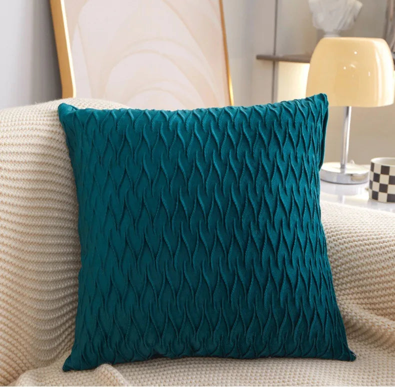 Dutch Velvet Stripe Solid Color Pillow